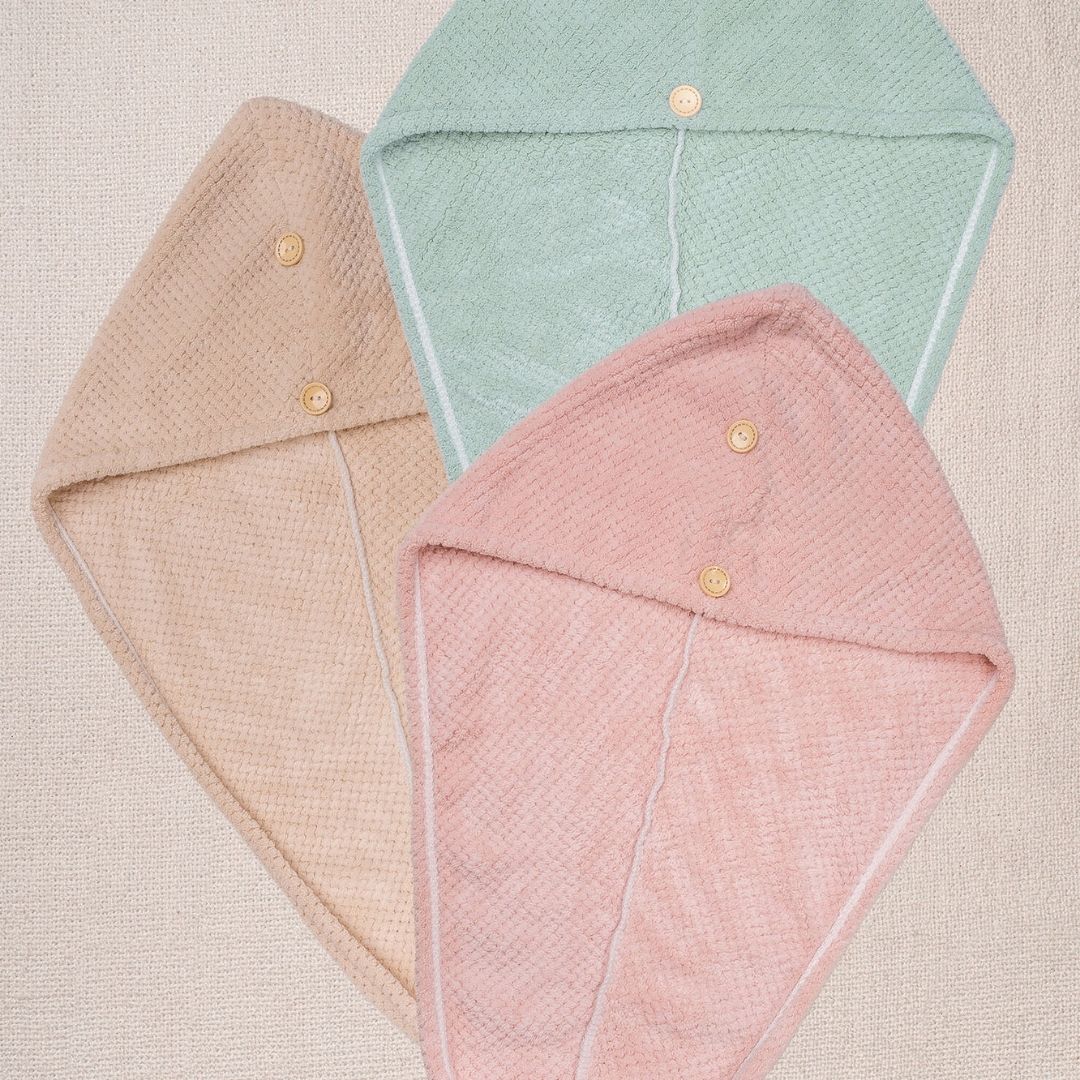 Serviettes cheveux microfibre
