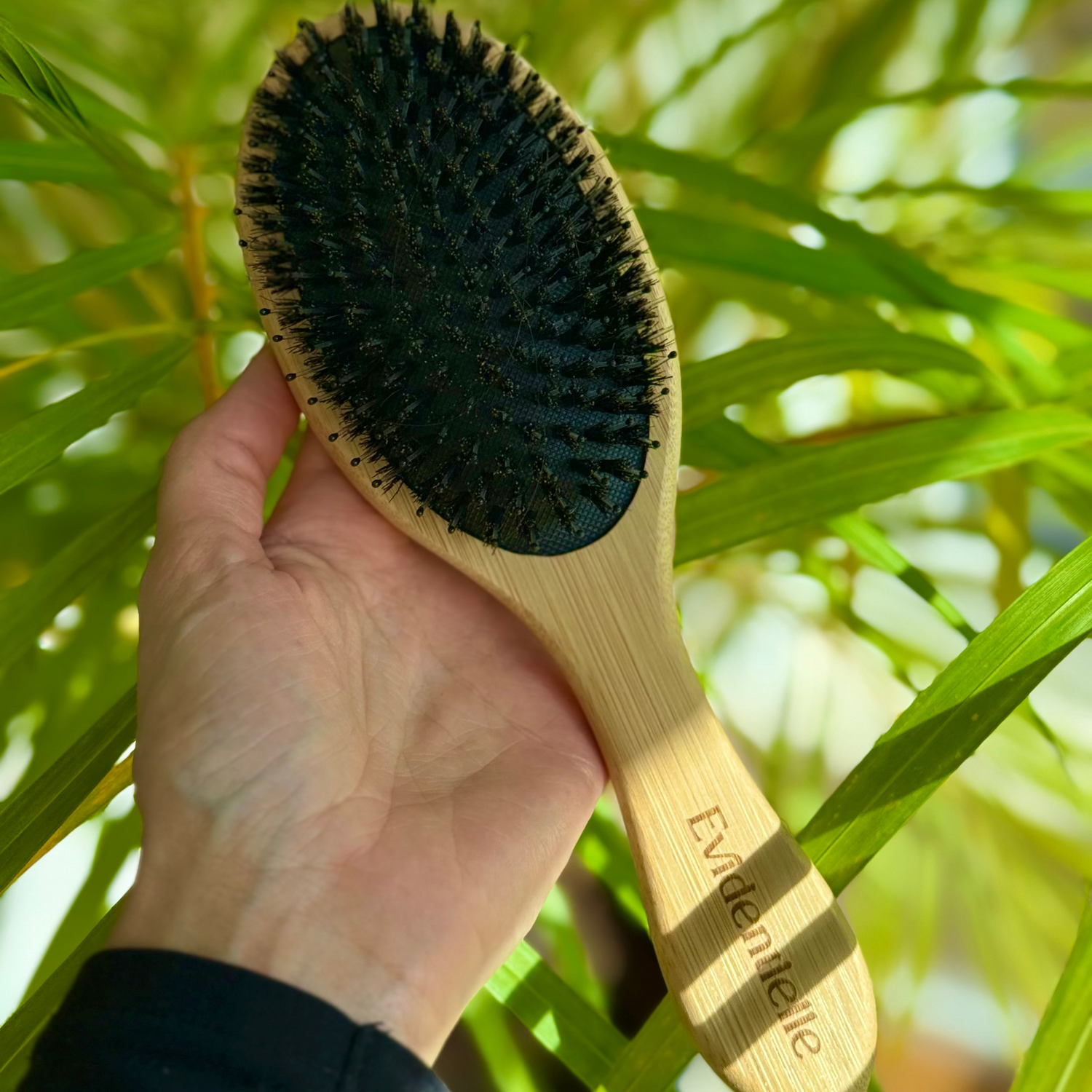 Bamboo hairbrush